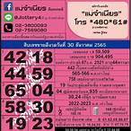 ตรวจหวยงวดนี้30/12/65